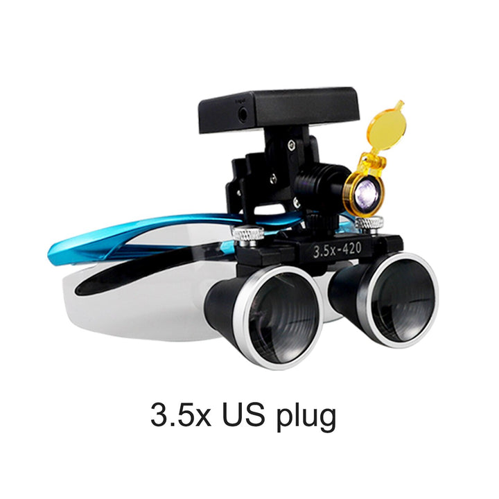 Dental Loupes 2.5/3.5x with detachable wireless headlamp