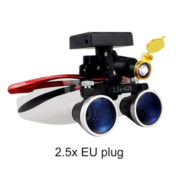 Dental Loupes 2.5/3.5x with detachable wireless headlamp