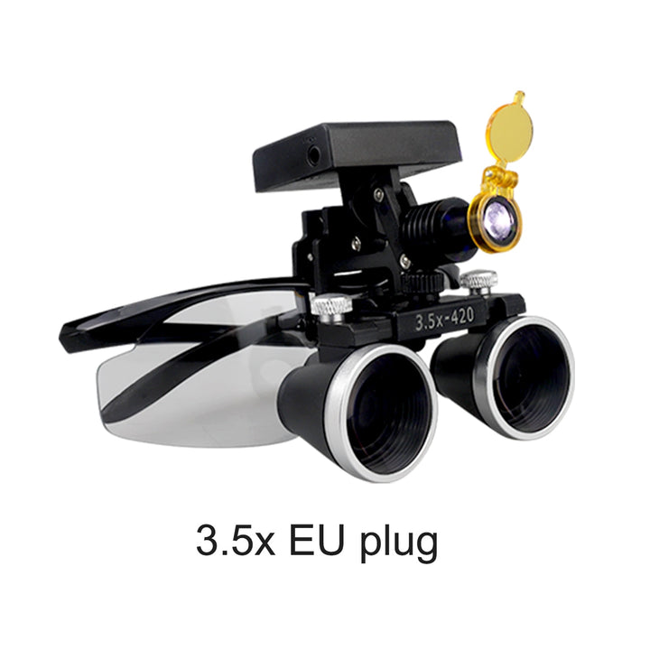 Dental Loupes 2.5/3.5x with detachable wireless headlamp