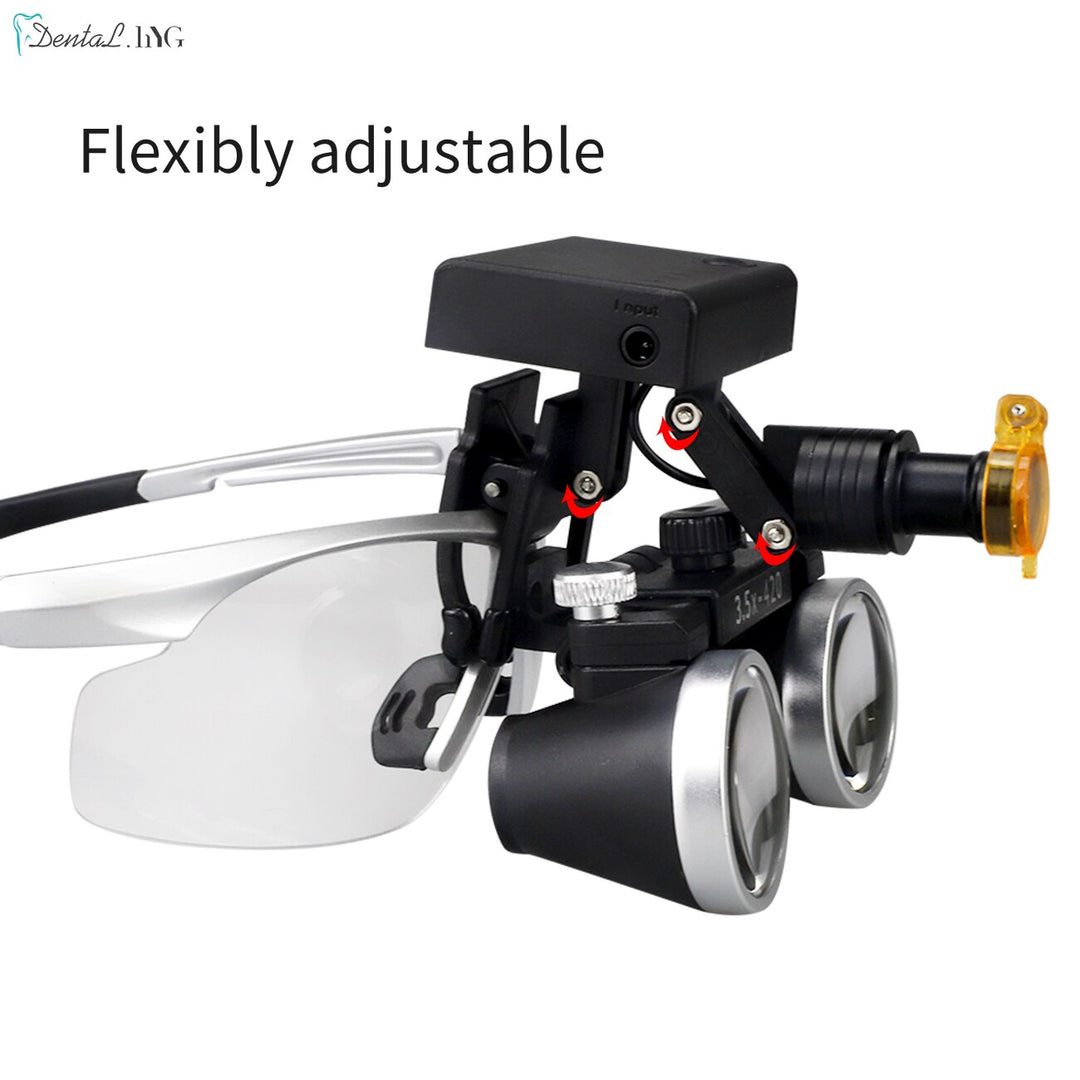 Dental Loupes 2.5/3.5x with detachable wireless headlamp