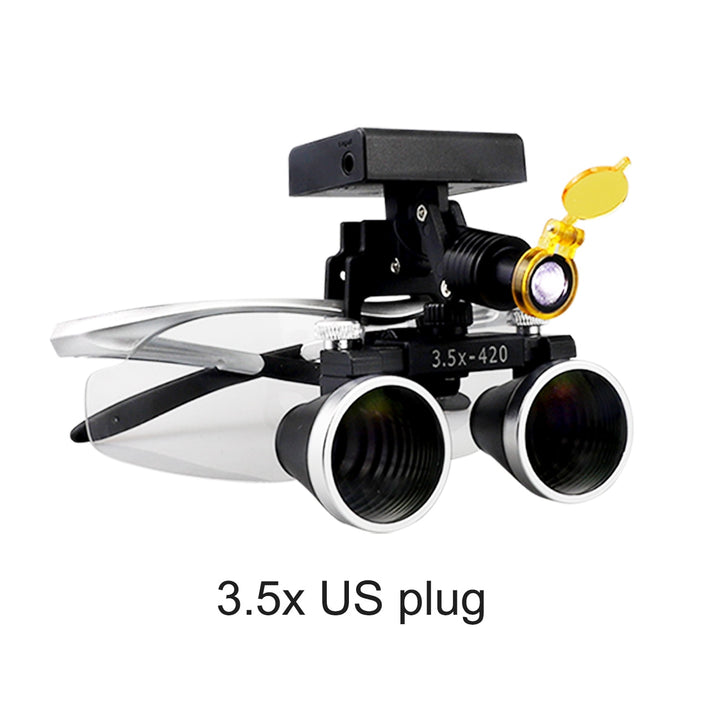 Dental Loupes 2.5/3.5x with detachable wireless headlamp